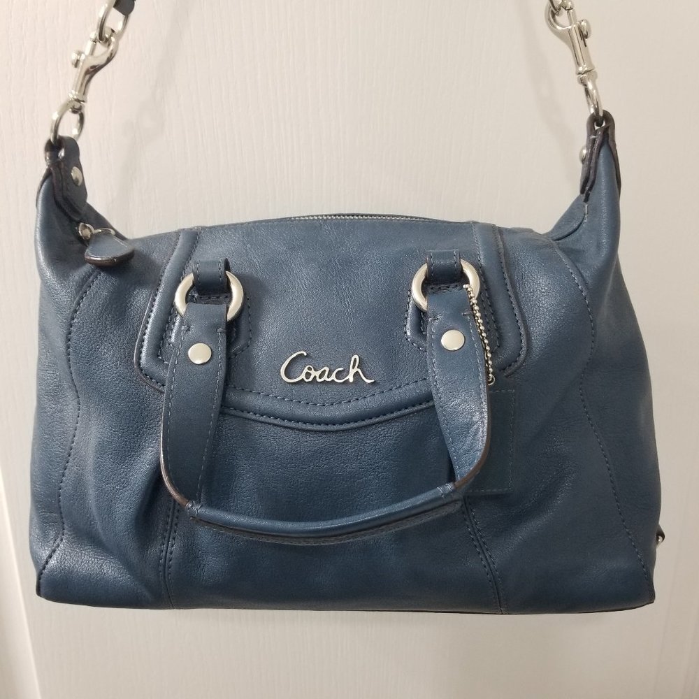 Coach Teal Shoulder Bag